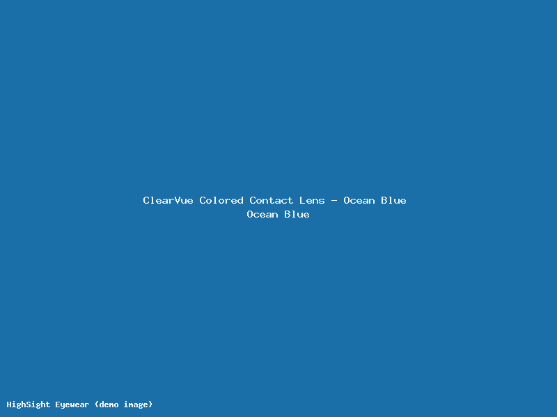ClearVue Colored Contact Lens - Ocean Blue